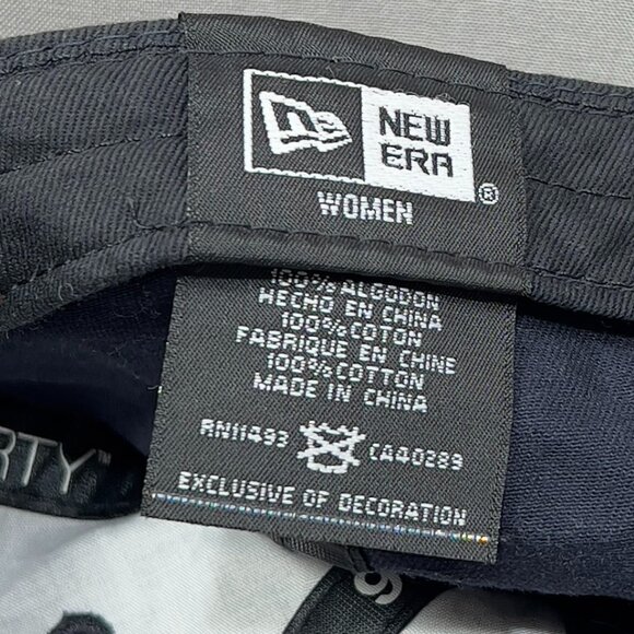 New Era Chicago Cubs MLB Strapback Hat Cap 940 Adjustable Navy Pink Dad Womens - Picture 11 of 15